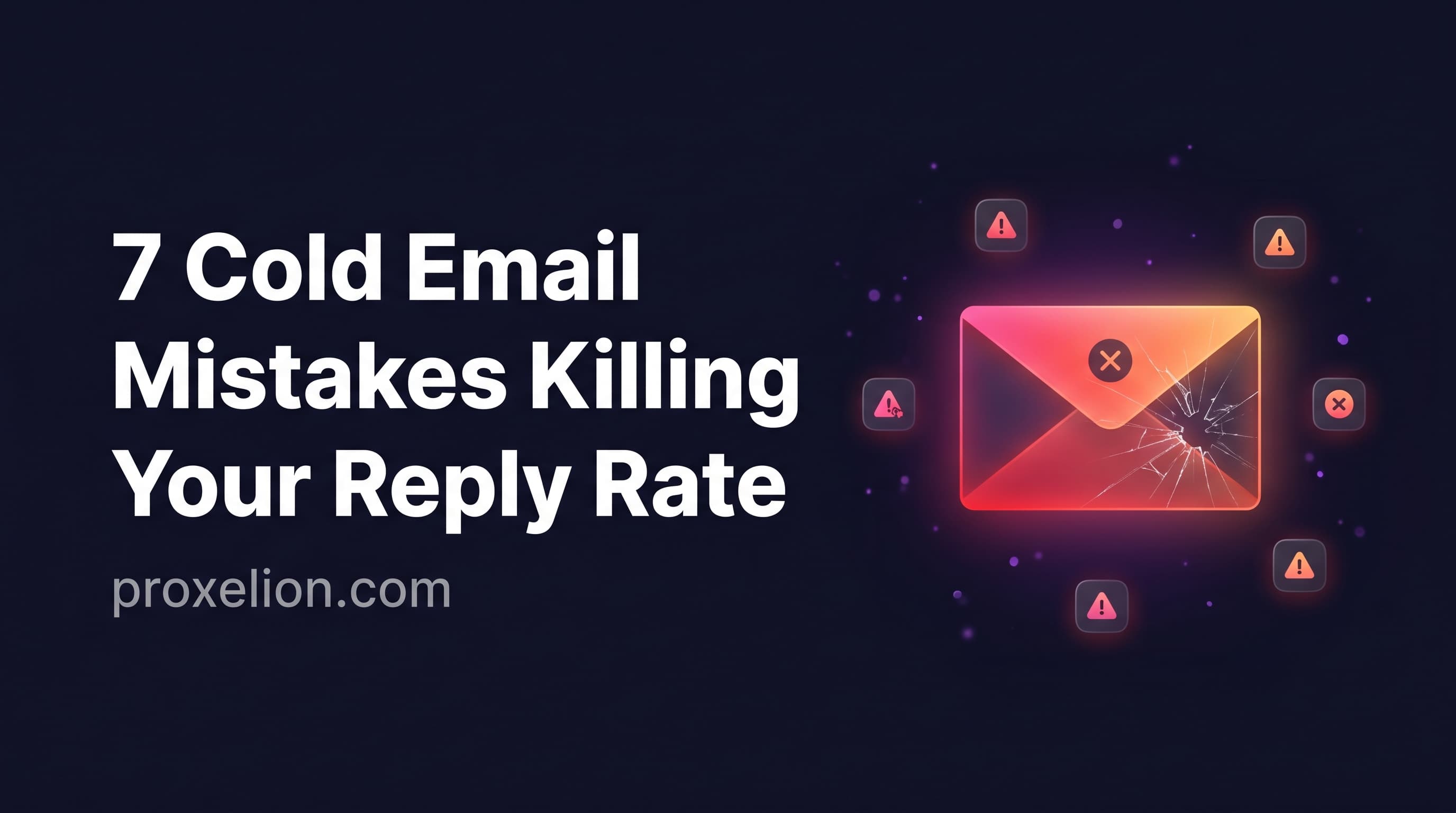 7 Cold Email Mistakes That Are Silently Killing Your Reply Rate